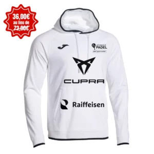 Sweat à Capuche Blanc